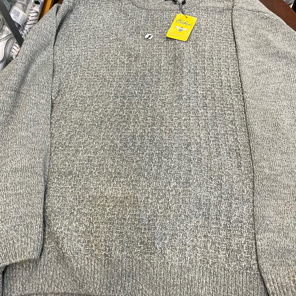 NEW: Wool Blend Knit Sweater - 4XL - Picture 3 of 5